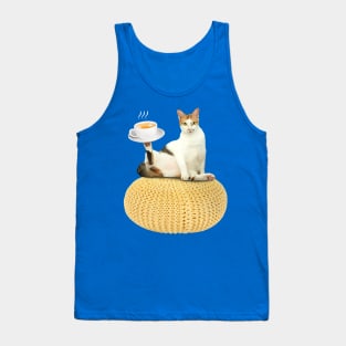 Cappuccino Cat Tank Top